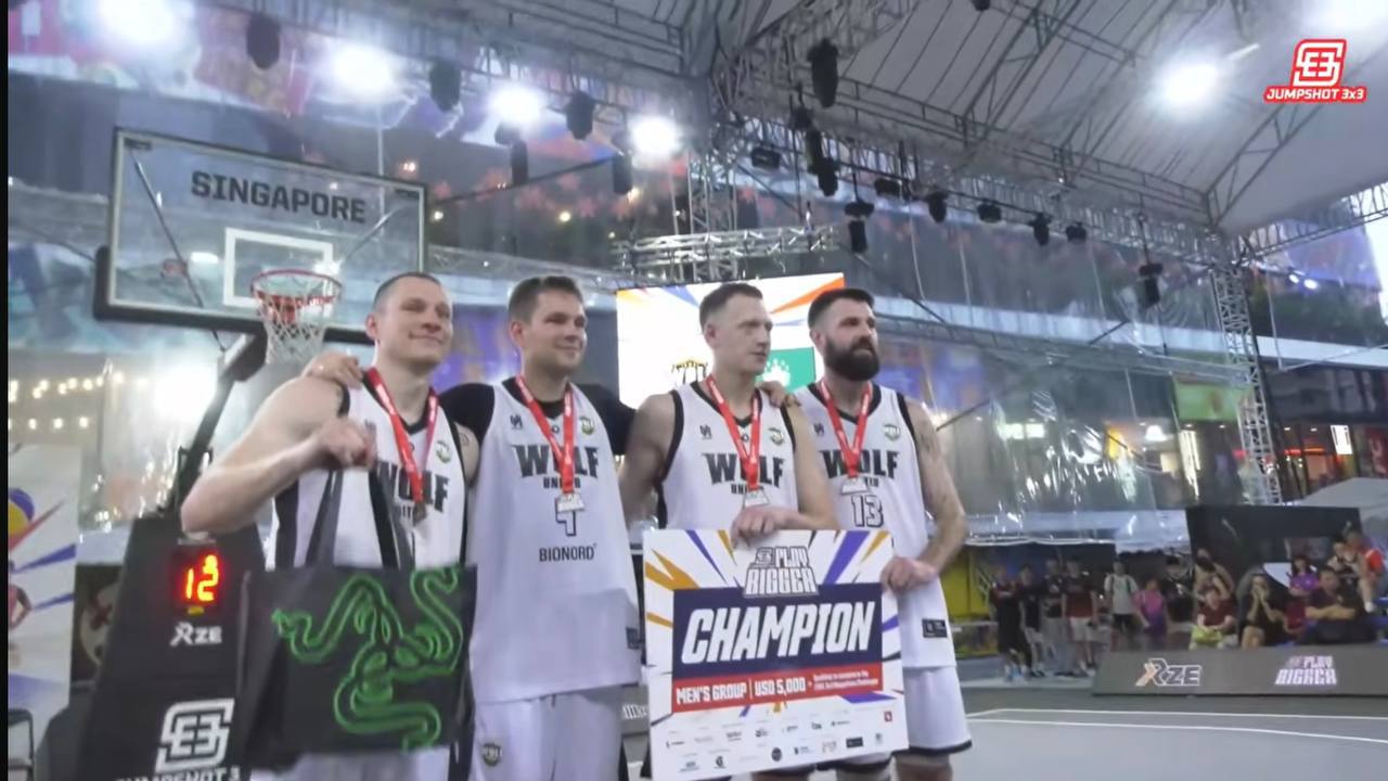 Пермские баскетболисты Bionord Pro завоевали золото на международном турнире Jumpshot 3x3 в Сингапуре